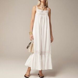 J. Crew White Maxi Dress